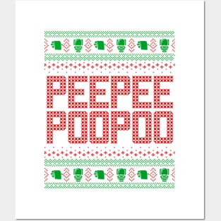 Peepeepoopoo Tacky Ugly Christmas Sweater Posters and Art